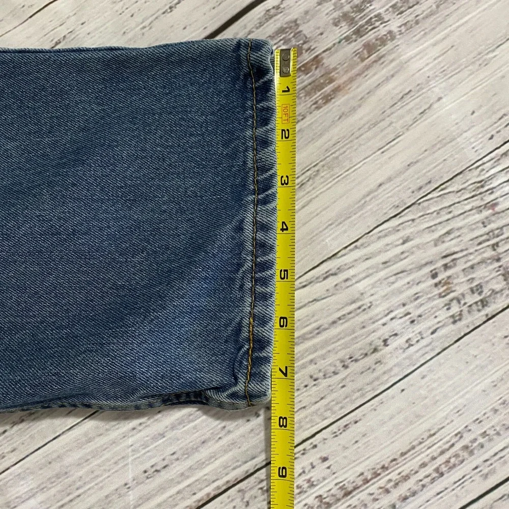 Levis‎ 550 Jeans Straight Relaxed Fit Blue Cotton Men's Size 34x32 (Fits 32x29)